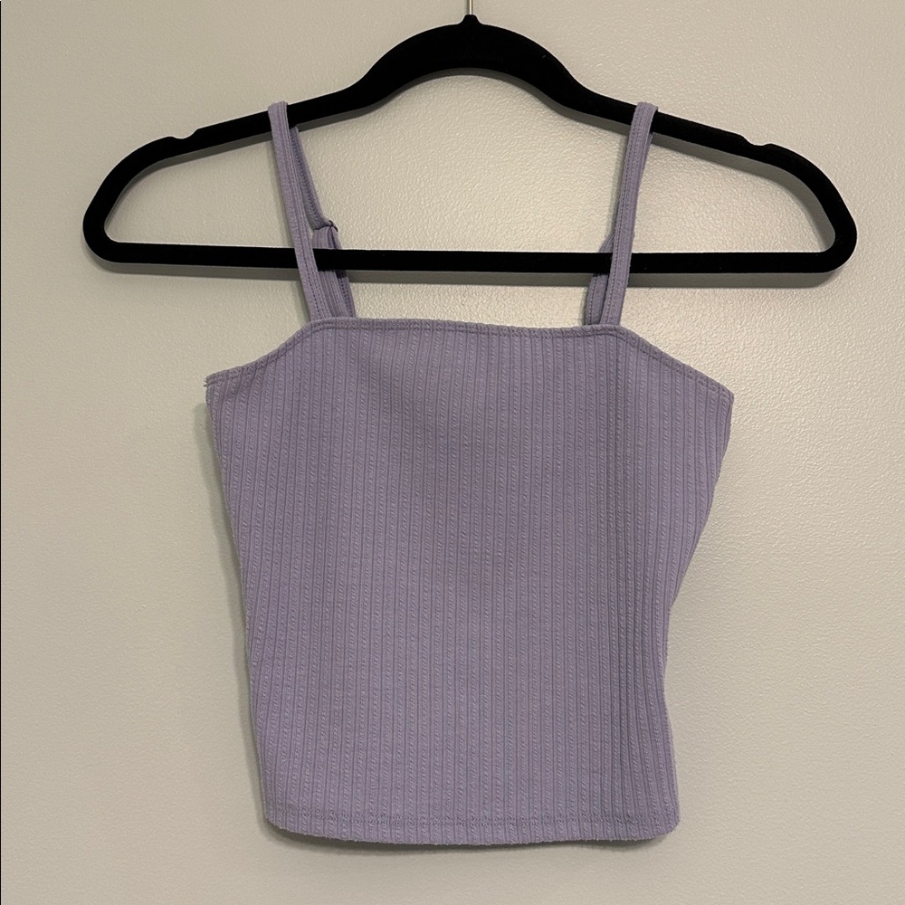 Hollister Light Purple Ribbed Camisole Tank